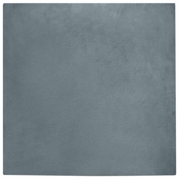 vidaXL Rutschfester Kunstfellteppich Olite Anthrazit 160 x 160 cm