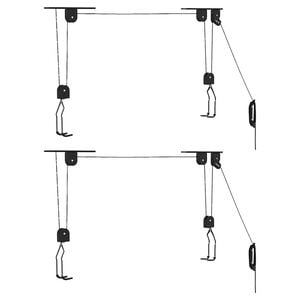 vidaXL Fahrradlifts 2 Stk. Deckenmontage 20 kg