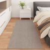 vidaXL Bereichsteppiche Rechtwinklig LUGO Taupe 150 x 80 cm Polyester