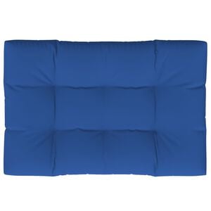 vidaXL Palettenkissen K&ouml;nigsblau 120x80x12 cm Stoff