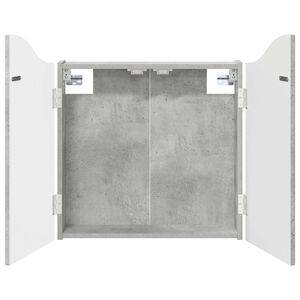 vidaXL Dartboard Schrank Betongrau 56 x 12 x 63 cm Holzwerkstoff