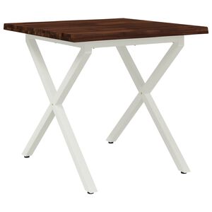 vidaXL Live Edge Esstisch 60 x 55 x 75 cm Massivholz Akazie