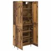 vidaXL Highboard Altholz 69,5 x 34 x 180 cm Holzwerkstoff