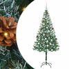 vidaXL K&uuml;nstlicher Weihnachtsbaum Gr&uuml;n 180 cm PVC und Stahl