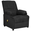 vidaXL Massagesessel Schwarz Mikrofasergewebe