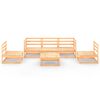 vidaXL 6-tlg. Garten-Lounge-Set Massivholz Kiefer