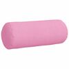 vidaXL Bolsterkissen 2 Stück Rosa Ø 15 x 40 cm Stoff