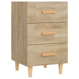 vidaXL Nachttisch Sonoma-Eiche 40x40x66 cm Holzwerkstoff