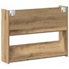 vidaXL Schuhschrank 2 pcs Artisan-Eiche 85 x 18 x 90 cm Holzwerkstoff