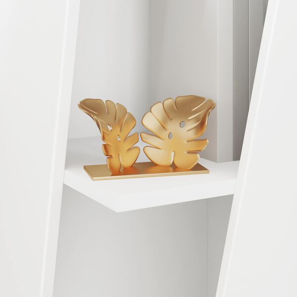 vidaXL Seitenregal Wei&szlig; 33 x 32 x 70,5 cm Holzwerkstoff