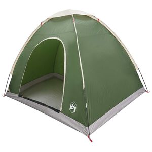 vidaXL Campingzelt 2 Personen Gr&uuml;n 185T Polyester mit PU-Beschichtung