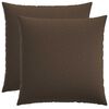 vidaXL Wurfkissen 2 stk. HEERLEN Taupe 65 x 65 cm Stoff