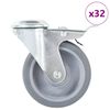 vidaXL 32 Stk. Lenkrollen mit R&uuml;ckenloch 100 mm