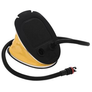 vidaXL Fu&szlig;pumpe 26x18 cm PP und PE Grau und Gelb