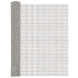vidaXL Mesh Bildschirm 80 x 200 cm 8 Mesh Edelstahl 201 Silber