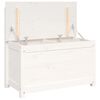 vidaXL Sitzbank Wei&szlig; 80x41x77 cm Massivholz Kiefer