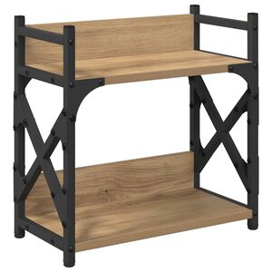 vidaXL Druckerst&auml;nder Artisan-Eiche 40 x 20 x 40 cm Holzwerkstoff