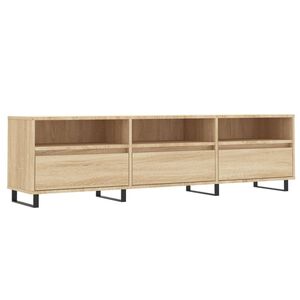 vidaXL TV-Schrank Sonoma-Eiche 150x30x44,5 cm Holzwerkstoff