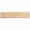 vidaXL Treppenstufen 2 Stk. Unbehandelt 120x25x2 cm Massivholz Eiche