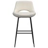vidaXL Barhocker Creme Samt