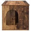 vidaXL Katzenhaus Altholz 85 x 55 x 50 cm Holzwerkstoff