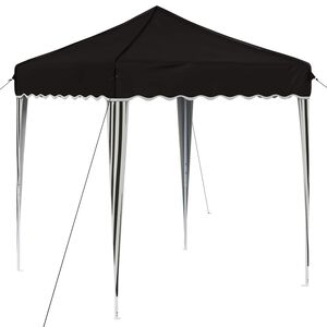 vidaXL Pop-up Partyzelt 195 x 195 x 245 cm Schwarz Oxford-Stoff