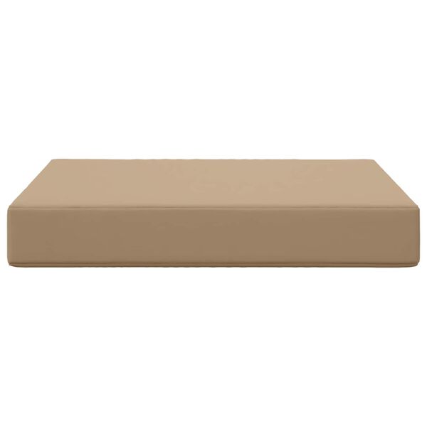 vidaXL Sofakissen f&uuml;r drau&szlig;en Taupe 60 x 60 x 8 cm Polyester