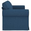 vidaXL Sofa Blau Gesamtabmessungen: 215 x 82 x 80 cm (B x T x H) Samt