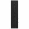 vidaXL Hochboard Schwarze Eiche 45,5 x 34 x 127 cm Holzwerkstoff