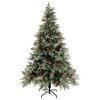 vidaXL Weihnachtsbaum mit Beleuchtung und Kiefernzapfen 120 cm PVC&PE