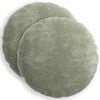 vidaXL Kissenbezug 2 stk. HEERLEN Gr&uuml;n &Oslash; 40 cm Chenille-Stoff