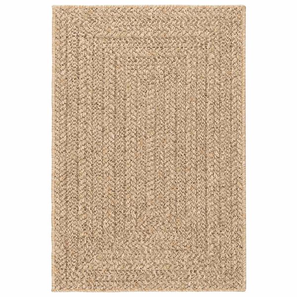 vidaXL Teppich 140x200 cm Jute-Optik Innen und Außen