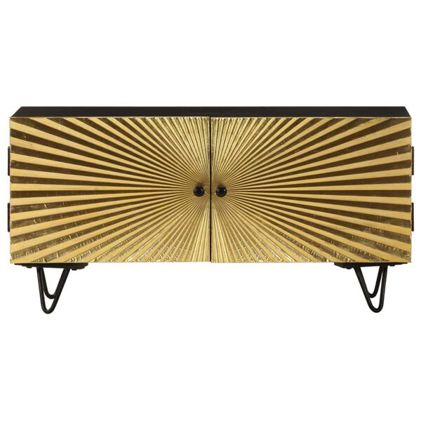 vidaXL TV-Schrank 90x30x45 cm Mango Massivholz