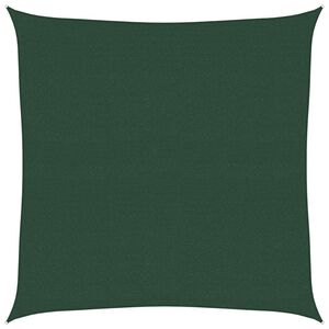 vidaXL Sonnensegel 160 g/m&sup2; Dunkelgr&uuml;n 4,5x4,5 m HDPE