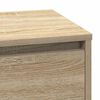 vidaXL Nachttisch Sonoma-Eiche 71 x 34,5 x 75 cm Holzwerkstoff