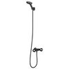 vidaXL Duschkopf Set Schwarz G 1 / 2 Zoll