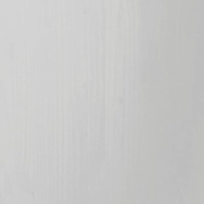 vidaXL Rollschrank mit Schubladen MOSS Weiß Massivholz Kiefer