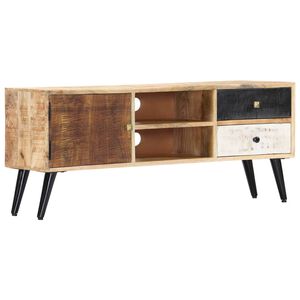vidaXL TV-Schrank 115&times;30&times;47 cm Mango-Massivholz