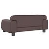 vidaXL Hundebett Braun 70x45x30 cm Kunstleder