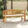 vidaXL Rosenbank Natur 157 x 46 x 82,5 cm Massivholz Akazie