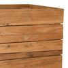 vidaXL Hochbeet 150x40x72 cm Teak Altholz und Stahl
