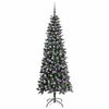 vidaXL K&uuml;nstlicher Weihnachtsbaum mit 300 LEDs mit St&auml;nder Gr&uuml;n 210 cm