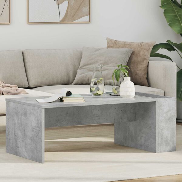 vidaXL Couchtisch Beton Grau 95 x 50 x 34 cm Holzwerkstoff