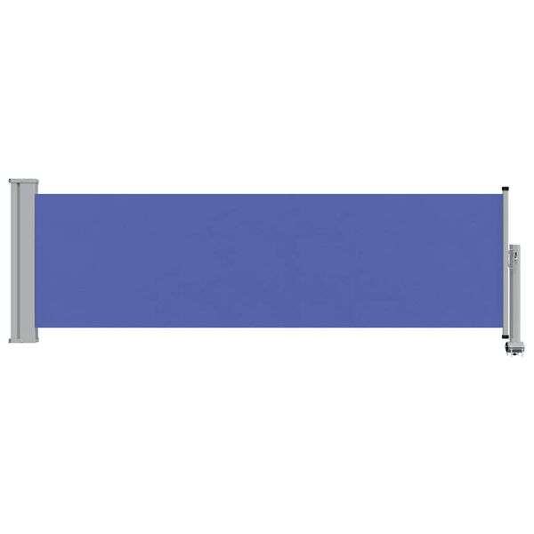vidaXL Ausziehbare Seitenmarkise 80×300 cm Blau