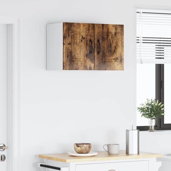 vidaXL K&uuml;chenschrank Kalmar 2 pcs Ger&auml;ucherte Eiche 30 x 31 x 40 cm