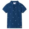 vidaXL Kinder-Poloshirt Dunkelblau 140