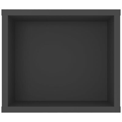 vidaXL TV-Hängeschrank Grau 100x30x26,5 cm Holzwerkstoff