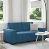 vidaXL 2-Sitzer-Sofa Blau 180x78x84 cm Samt