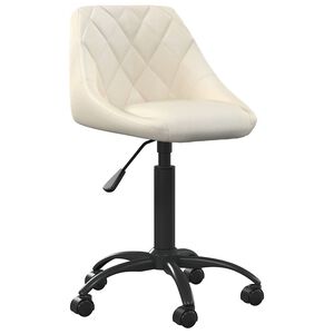 vidaXL Esszimmerstuhl Creme Samt