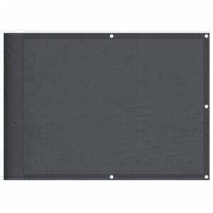vidaXL Balkon-Sichtschutz Anthrazit 75x700 cm 100 % Polyester-Oxford